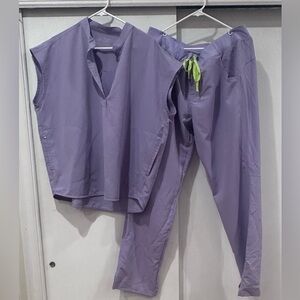 Figs lavender dew scrub set xl/ xlt